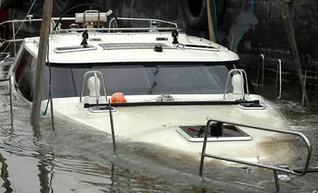 Abandoned Boats - A Sunken Boat